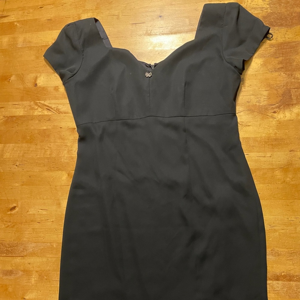 Jeffrey & Dara Evenings size 14 vintage black dress